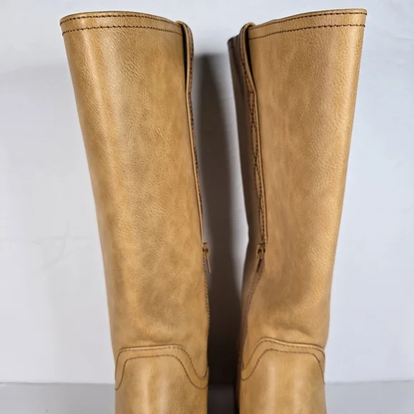 NWOT No Boundaries Women's Tall Riding Boots Size 9 Western Equestrian Tan - Picture 4 of 10